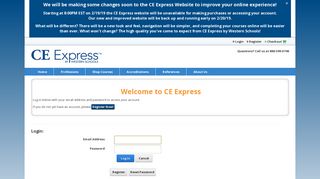 CEX > Website Login - CE Express