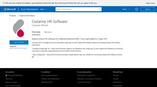 Cezanne HR Software - Microsoft Azure