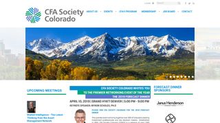 CFA Society Colorado - Home Page