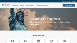 CFA Society New York » Financial Forum. Industry Leaders. Global ...