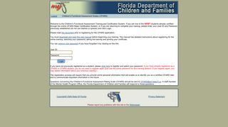 cfars - The Florida Department of Children and Families
