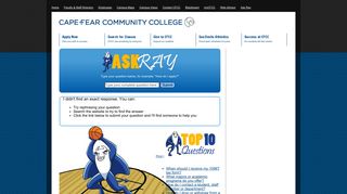 How do I access my email? - Ask Ray | Cape Fear Community College
