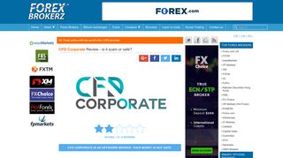 CFD Corporate review - is cfdcorporate.com scam or safe forex broker?