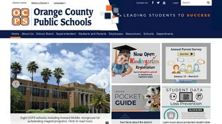 Orange County Public Schools: Home