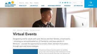 Virtual Events | CF Foundation