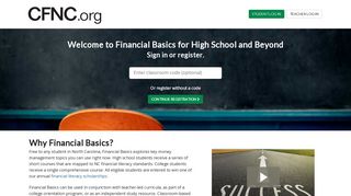 CFNC.org's Financial Basics