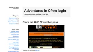 Adventures in Cfnm login – Shemale & Tranny Passwords