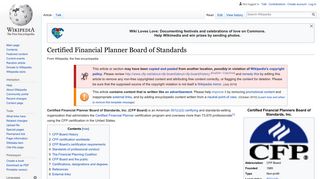 Certified Financial Planner Board of Standards - Wikipedia