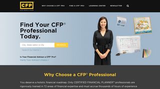 Let's Make a Plan: Financial Advisors & Planning Professionals | CFP