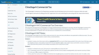 Chhattisgarh Commercial Tax - Check Rates - BankBazaar