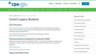 Current Legacy Students - CPA Alberta