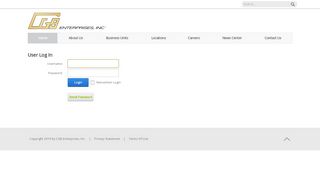 User Log In - CGB Enterprises, Inc.