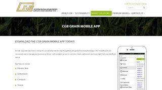CGB Grain > Market Solutions > MobileApp