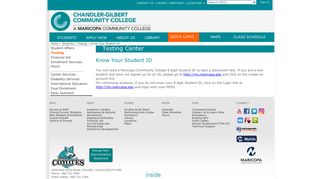 Know Your Student ID | Chandler-Gilbert Community College