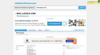 mail.logica.com at WI. Warning Page - Website Informer