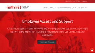 Employee Login and Support | Nethris