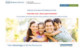 CGI Business Solutions: Homepage