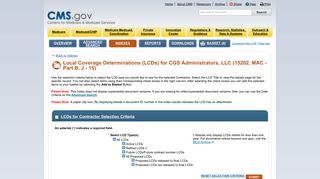 Local Coverage Determinations (LCDs) for CGS Administrators, LLC ...