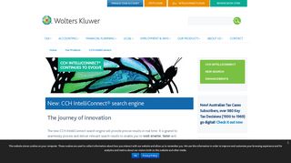 CCH IntelliConnect | Wolters Kluwer | Australia