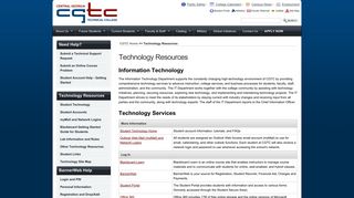 Central Georgia Technical College | Technology Resources