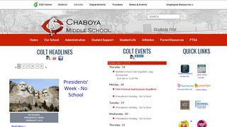 Evergreen School District: Chaboya - 2018 Home Page