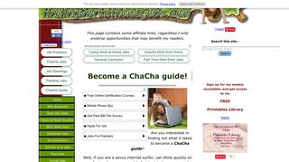 Become a ChaCha Guide! - Finding Work at Home Jobs