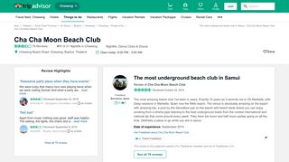 The most underground beach club in Samui - Review of ... - TripAdvisor