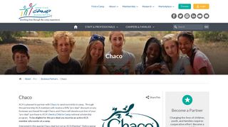 Chaco | American Camp Association