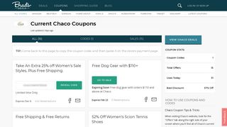 24 Chaco Coupons and Promo Codes for January 2019 - Brad's Deals