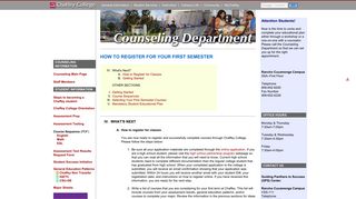 Counseling Department - Chaffey College
