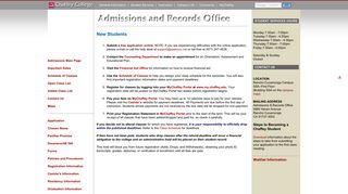 New Students | Admissions and Records | Chaffey College