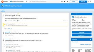 Chain Group site down? : ChainGroupInvestment - Reddit