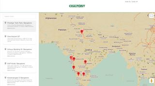 Get your favourite Chai delivered in 30 mins | Chai Point - Storelocator