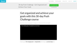 30-day Push Challenge - Get Organized and Achieve Your Goals ...