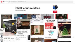 65 Best chalk couture ideas images | Couture ideas, Chalk it up, Chalk ...