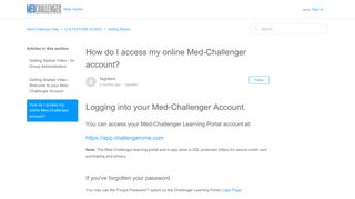 How do I access my online Med-Challenger account? – Med ...