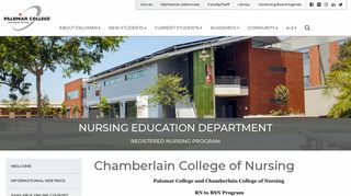 Chamberlain College of Nursing – Nursing Education Department