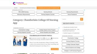 Chamberlain College Of Nursing App – Chamberlain Student Portal