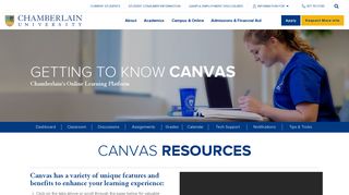 Getting to Know Canvas - Chamberlain College of Nursing
