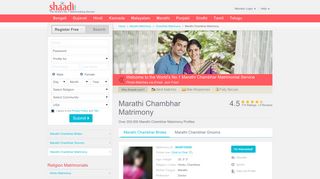 Marathi Chambhar Matrimonials - No 1 Site for Marathi Chambhar ...