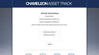 Chameleon Asset Track Portal Access