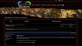 Regnum Log in. - Champions of Regnum - Regnum Online