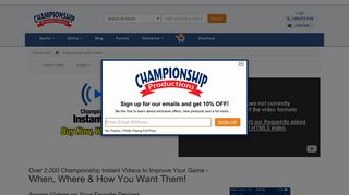 Championship Instant Videos - Championship Productions