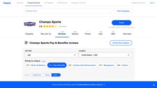 Working at Champs Sports: 322 Reviews about Pay & Benefits ...