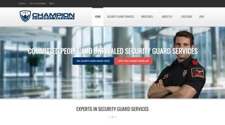 Champion National Security: Premier Security Guard Services