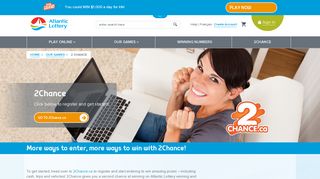 2Chance | Second Chance at Winning | Atlantic Lottery Corporation