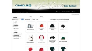 Chandler Sales: My Products