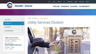 Utility Services Division | City of Chandler