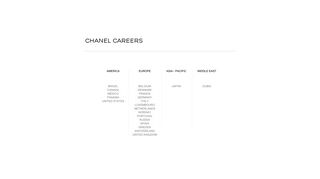CHANEL Careers