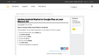 Update Android Market to Google Play on your Nexus S 4G - Sprint